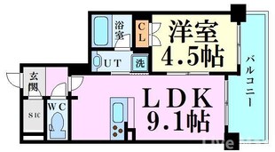 SK RESIDENCES (旧GRANPASEO心斎橋EAST)の物件間取画像